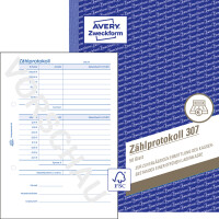 AVERY Zweckform Formularbuch "Kassenbericht", A5