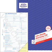 AVERY Zweckform Formularbuch "Lohnabrechnung",...