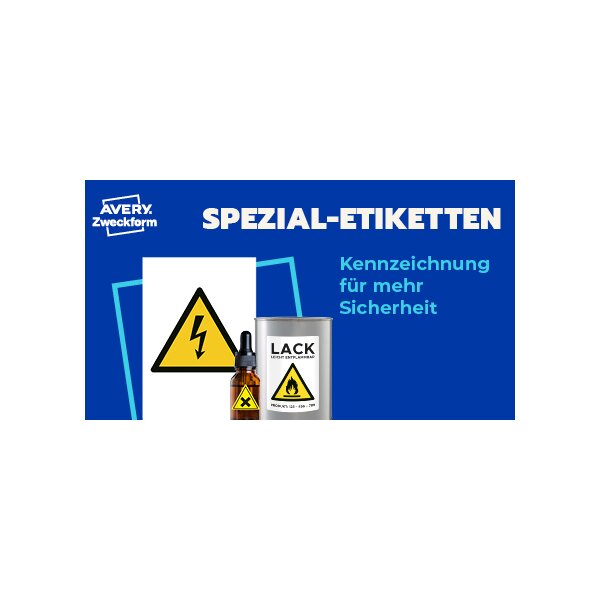 AVERY Zweckform wetterfeste Etiketten, Durchmesser: 30 mm