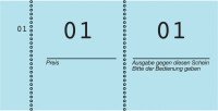 AVERY Zweckform Nummernblock 1 - 1000, 105 x 53 mm, rot
