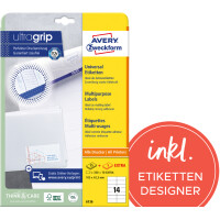AVERY Zweckform Universal-Etiketten, 210 x 148 mm,...