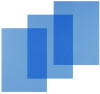 pavo Einbanddeckel, DIN A4, PVC, blau transparent, 0,20 mm