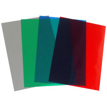 pavo Einbanddeckel, DIN A4, PVC, grün transparent, 0,20 mm