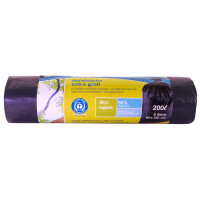 Secolan Abfallsack, blau schwarz, 120 Liter