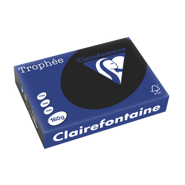 Clairefontaine Multifunktionspapier Trophée, A4, schwarz