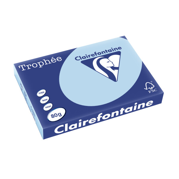 Clairefontaine Multifunktionspapier Trophée, A3, eisblau