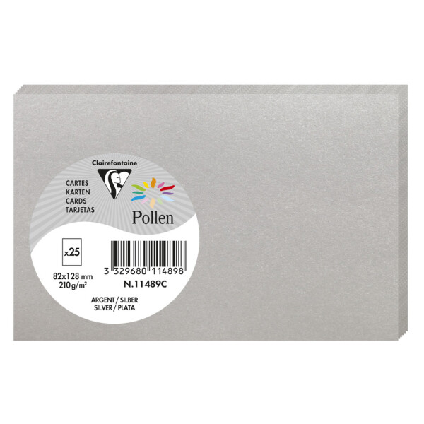Pollen by Clairefontaine Briefkarte 82 x 128 mm, elfenbein