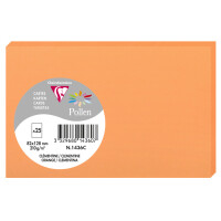 Pollen by Clairefontaine Briefkarte 82 x 128 mm, kirschrot