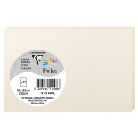 Pollen by Clairefontaine Briefkarte 82 x 128 mm, kirschrot