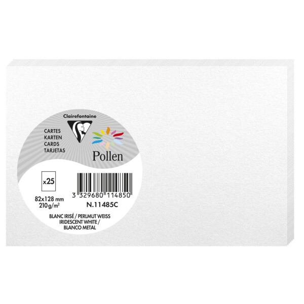 Pollen by Clairefontaine Briefkarte 82 x 128 mm, koalagrau