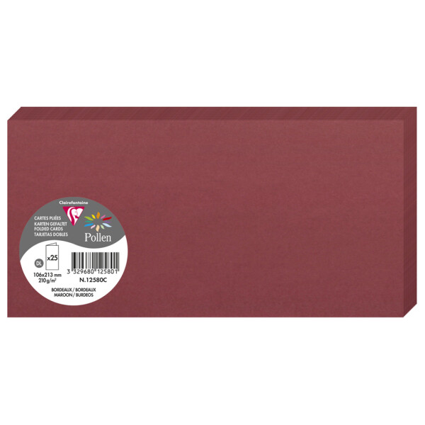 Pollen by Clairefontaine Doppelkarte DL, chamois