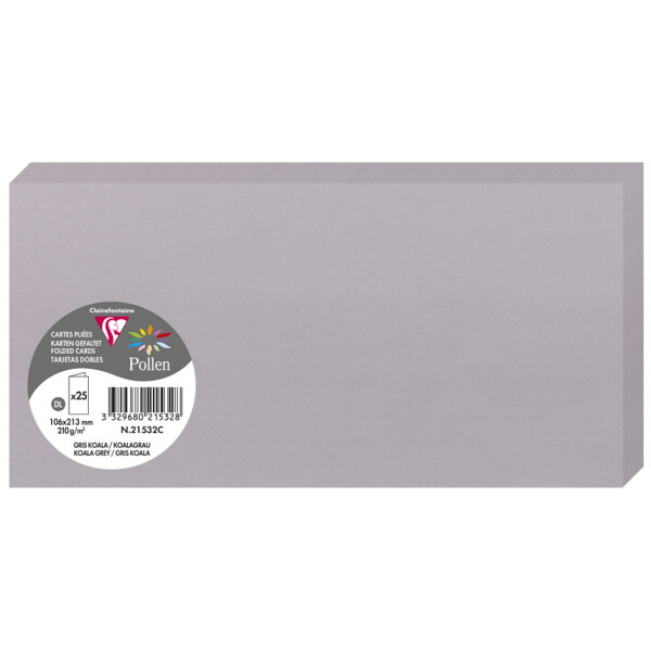 Pollen by Clairefontaine Doppelkarte DL, chamois