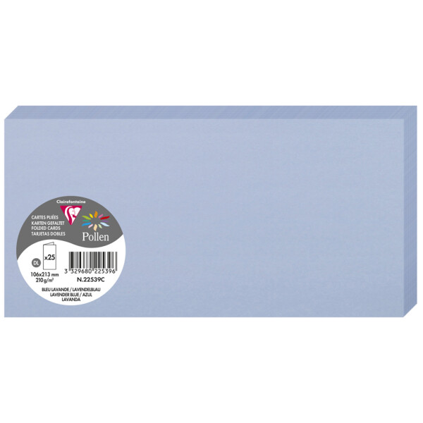 Pollen by Clairefontaine Doppelkarte DL, chamois
