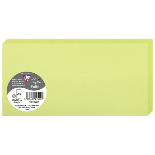 Pollen by Clairefontaine Doppelkarte DL, chamois
