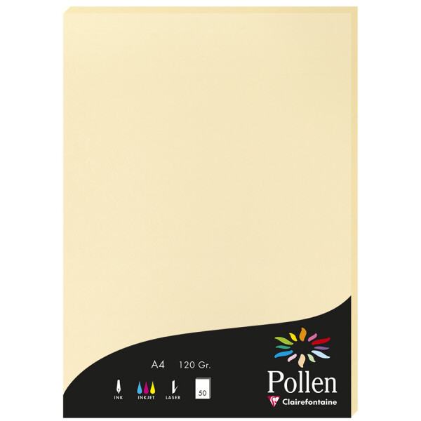 Pollen by Clairefontaine Papier DIN A4, bordeaux