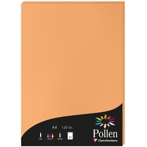 Pollen by Clairefontaine Papier DIN A4, bordeaux