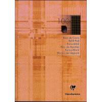 Clairefontaine Schulblock, DIN A4, kariert, 100 Blatt