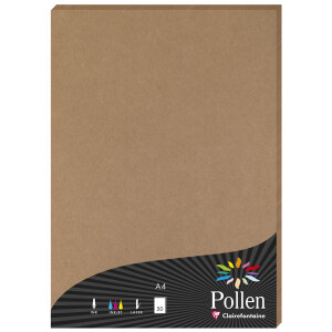 Pollen by Clairefontaine Kraftpapier, DIN A4, 210 g qm