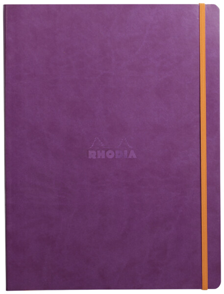 RHODIA Notizbuch RHODIARAMA, DIN A4+, liniert, lila