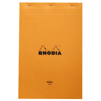 RHODIA Notizblock No. 19, DIN A4+, liniert, orange