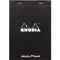 RHODIA Notizblock "dotPad", DIN A5, gepunktet, schwarz
