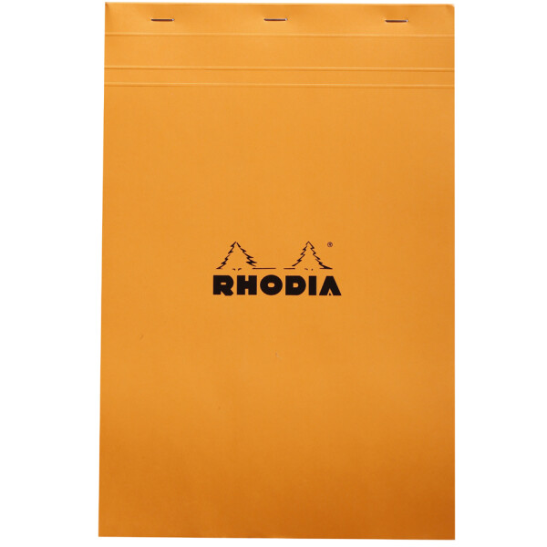 RHODIA Notizblock No. 19, DIN A4+, blanko, orange