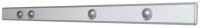 MAUL Magnet-Wandschiene "design", Länge: 1.000 mm, silber