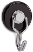 MAUL Magnet mit Karussell-Haken, Durchmesser: 35 mm, schwarz