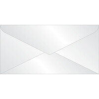 sigel Umschlag, C5, transparent, gummiert, 100 g qm