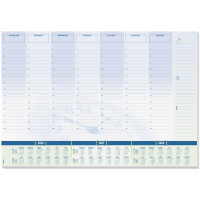 sigel Papier-Schreibunterlage "Time", 595 x 410 mm