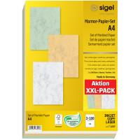 sigel Marmor-Papier "XXL Superpack", A4, 90 g...