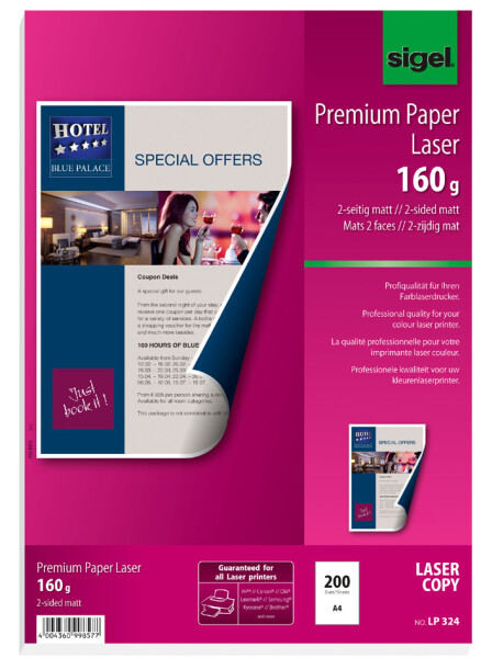 sigel Multifunktionspapier "Premium", DIN A4, 120 g qm