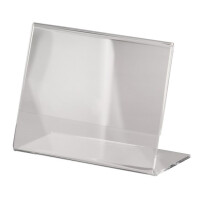 sigel Tischaufsteller, Acryl, DIN A6, schräg, glasklar