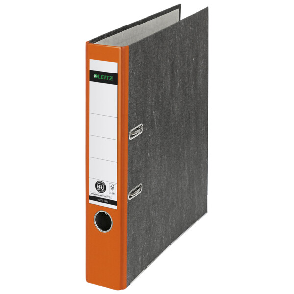 LEITZ Wolkenmarmor-Ordner, 180 Grad, DIN A4, 52 mm, rot
