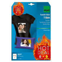 sigel T-Shirt Inkjet-Transfer-Folien "HOT DEAL"...
