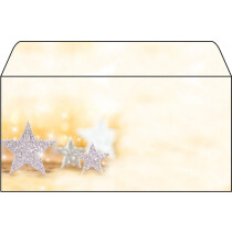 sigel Weihnachts-Umschlag "Glitter Stars", DIN...