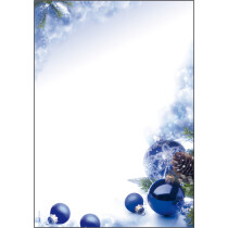 sigel Weihnachts-Motiv-Papier "Blue Harmony",...