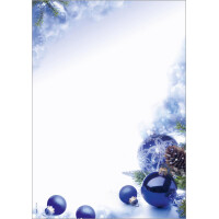 sigel Weihnachts-Motiv-Papier "Blue Harmony",...
