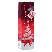 sigel Weihnachts-Flaschentüte "Sparkling...