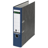 LEITZ Wolkenmarmor-Ordner, 180 Grad, DIN A4, 80 mm, blau
