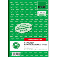sigel Formularbuch "Quittung" für Kleinunternehmer