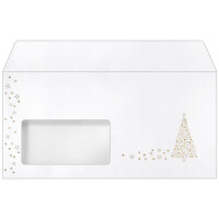 sigel Weihnachts-Umschlag "Golden Tree", DIN lang