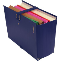 EXACOMPTA Dokumentenmappe EXTENSOR, DIN A4, blau