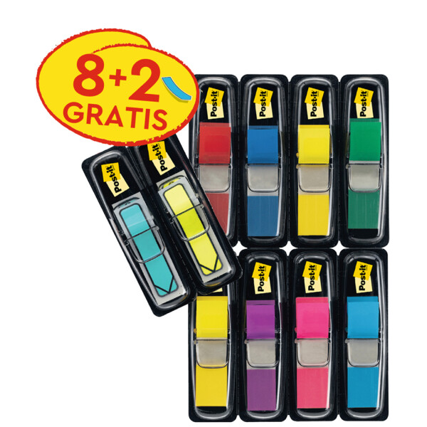 Post-it Haftmarker Index Mini, 11,9 x 43,2 mm, 4+2 Gratis