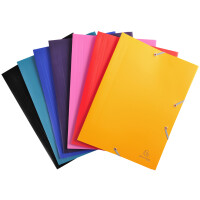 EXACOMPTA Eckspannermappe Opaque Eco, DIN A4, PP, blau
