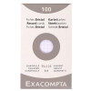 EXACOMPTA Karteikarten, 75 x 125 mm, kariert, weiß