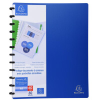 EXACOMPTA Sichtbuch DIN A4, 30 Hüllen, schwarz