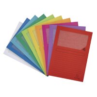 EXACOMPTA Sichtmappe FOREVER, DIN A4, 130 g qm, sortiert