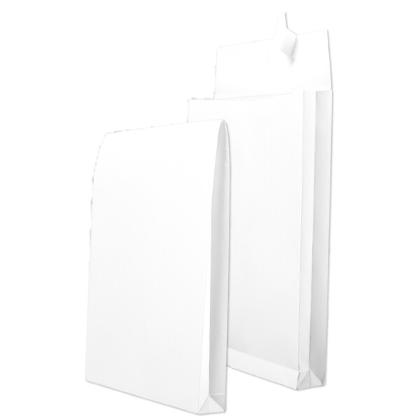 MAILmedia Faltenversandtasche C4, ohne Fenster, wei&szlig;