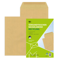 MAILmedia Versandtasche natron braun, B4, ohne Fenster